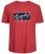 Jack & Jones JORJOSHUA T-shirt Red - T-shirts - Stora T-shirts - 2XL-14XL