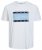 Jack & Jones JORJOSHUA T-shirt Bright White - T-shirts - Stora T-shirts - 2XL-14XL