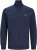 Jack & Jones PAULOS Turtleneck Zip Sweatshirt Navy Blazer - Tröjor & hoodies - Stora hoodies & tröjor - 2XL-14XL