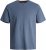 Jack & Jones PAULOS T-Shirt Denim Blue - T-shirts - Stora T-shirts - 2XL-14XL