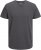 Jack & Jones ORGANIC T-Shirt Dark Grey Melange - T-shirts - Stora T-shirts - 2XL-14XL