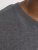 Jack & Jones ORGANIC T-Shirt Dark Grey Melange - T-shirts - Stora T-shirts - 2XL-14XL