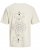 Jack & Jones Jackie Crew Neck T-Shirt Moonbeam - T-shirts - Stora T-shirts - 2XL-14XL