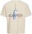Jack & Jones Boston Photo Crew Neck T-Shirt Antique White - T-shirts - Stora T-shirts - 2XL-14XL