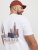 Jack & Jones Boston Photo Crew Neck T-Shirt Bright White - T-shirts - Stora T-shirts - 2XL-14XL