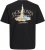 Jack & Jones Boston Photo Crew Neck T-Shirt Black - T-shirts - Stora T-shirts - 2XL-14XL