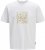 Jack & Jones Tarmac Camo Crew Neck T-Shirt Bright White - T-shirts - Stora T-shirts - 2XL-14XL