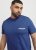 Jack & Jones Union Front & Back Print Crew Neck T-Shirt Beaucoup Blue - T-shirts - Stora T-shirts - 2XL-14XL
