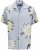 Jack & Jones Vira Marshall AOP Short Sleeve Shirt Skyway - Skjortor - Stora skjortor - 2XL-8XL