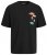 Jack & Jones JORDECAL T-Shirt with Back Print Black - T-shirts - Stora T-shirts - 2XL-14XL