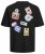 Jack & Jones JORDECAL T-Shirt with Back Print Black - T-shirts - Stora T-shirts - 2XL-14XL