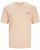 Jack & Jones Zekiel Crew Neck T-Shirt Peach Parfait - T-shirts - Stora T-shirts - 2XL-14XL