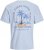 Jack & Jones Summer Vibes Crew Neck T-Shirt Chambray Blue - T-shirts - Stora T-shirts - 2XL-14XL