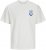 Jack & Jones Charge Crew Neck Printed T-Shirt White - T-shirts - Stora T-shirts - 2XL-14XL