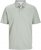 Jack & Jones Rodney Short Sleeve Polo Aqua Gray - Pikétröjor - Stora pikétröjor - 2XL-8XL