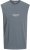 Jack & Jones VESTERBRO Sleeveless T-Shirt Stormy Weather - T-shirts - Stora T-shirts - 2XL-14XL