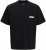 Jack & Jones Summer Sago Print Crew Neck T-Shirt Black - T-shirts - Stora T-shirts - 2XL-14XL