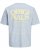 Jack & Jones Tavira Type Crew Neck T-Shirt Skyway - T-shirts - Stora T-shirts - 2XL-14XL
