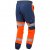 Leo Hawkridge Ecoviz High Performance 4X Stretch Trouser Hi-Vis Orange/Navy Print - Arbetskläder - Arbetskläder i stora storlekar