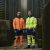 Leo Hawkridge Ecoviz High Performance 4X Stretch Trouser Hi-Vis Orange/Navy Print - Arbetskläder - Arbetskläder i stora storlekar