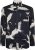 Kam Jeans 6059 LS Bird Print Shirt Navy - Skjortor - Stora skjortor - 2XL-8XL
