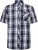 Kam Jeans 6301 SS Casual Check Shirt Navy - Skjortor - Stora skjortor - 2XL-8XL