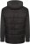 Kam Jeans KV135 Quilted Zip Thru Hoody with Padded Body & Jersey Sleeves Black TALL SIZES - HERRKLÄDER MT-6XLT - Kläder för långa män