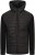 Kam Jeans KV136 Padded Body And Jersey Sleeves Hybrid Zip Thru Quilted Hoody Black TALL SIZES - HERRKLÄDER MT-6XLT - Kläder för långa män