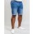 D555 Griffin Denim Shorts Stonewash - Shorts - Stora shorts W40-W60