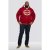 D555 Rylan Hoodie Red - Tröjor & hoodies - Stora hoodies & tröjor - 2XL-14XL