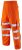 Leo Instow Breathable Executive Cargo Rain pants Hi-Vis Orange - Arbetskläder - Arbetskläder i stora storlekar