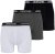 Lavecchia 1020 Boxershorts 3-pack Black/Charcoal/White - Underkläder & badkläder - Stora underkläder för män