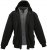 Lavecchia 109 Two-in-one Zipper Hoodie Black/Charcoal - Tröjor & hoodies - Stora hoodies & tröjor - 2XL-14XL