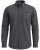 Motley Denim Lisbon Long Sleeve Shirt Charcoal - Skjortor - Stora skjortor - 2XL-8XL