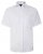 Kam Jeans 6283 Casual SS Herringbone Shirt White - Skjortor - Stora skjortor - 2XL-8XL