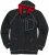 Adamo Michael Hoodie with Zipper Charcoal - Tröjor & hoodies - Stora hoodies & tröjor - 2XL-14XL