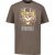 JP1880 T-Shirt Skull Print Guns N Roses Khaki - T-shirts - Stora T-shirts - 2XL-14XL