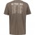 JP1880 T-Shirt Skull Print Guns N Roses Khaki - T-shirts - Stora T-shirts - 2XL-14XL