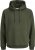 Jack & Jones Bradley Hoodie Dark Green - Tröjor & hoodies - Stora hoodies & tröjor - 2XL-14XL