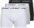 Jack & Jones Soho Solid Trunks 3-pack White/Grey/Black - Underkläder & badkläder - Stora underkläder för män