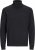 Jack & Jones Basic Knitted Sweater with Rolled Neck Black - Tröjor & Hoodies - Stora hoodies & tröjor - 2XL-14XL