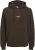 Jack & Jones Soho Hoodie Brown - Tröjor & hoodies - Stora hoodies & tröjor - 2XL-14XL
