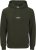 Jack & Jones Soho Hoodie Green - Tröjor & hoodies - Stora hoodies & tröjor - 2XL-14XL