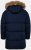 JP1880 Quilted Parka Lightweight and Warm with Faux Fur Hood Navy - Jackor - Stora jackor - 2XL-12XL