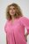 Kaffe Curve Karlia 3/4 Sleeve Blouse Pink - Blusar & tunikor - 