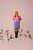 Kaffe Curve Karlia 3/4 Sleeve Blouse Pink - Blusar & tunikor - 
