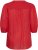 Kaffe Curve Karlia 3/4 Sleeve Blouse Red - Blusar - 