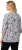 Ulla Popken Number Print 3/4 Sleeve Tee Snow White - Tryckta T-shirts för dam i stora storlekar - 