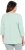 Ulla Popken Metallic Lettering 3/4 Sleeve Tee Mint Green - Tryckta T-shirts för dam i stora storlekar - 