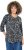 Ulla Popken Asymmetric Cowboy Boot Print Tee Black - Tryckta T-shirts för dam i stora storlekar - 